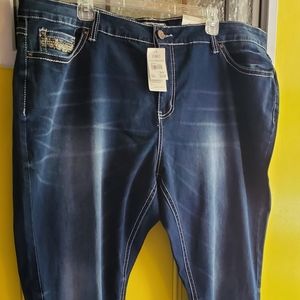 BNWT CATO STRETCHY DENIM JEANS WOMEN'S 22W